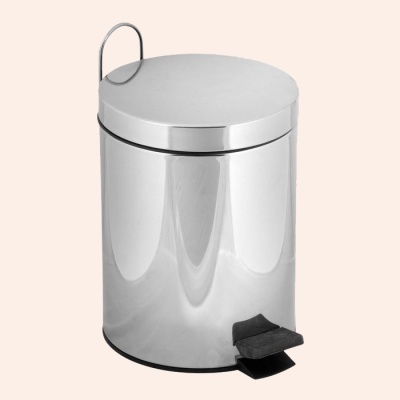 Ведро мусорное TW Harmony TWCV010-3cr Хром