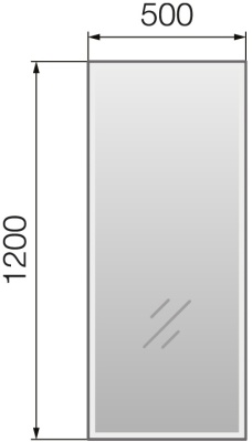 Зеркало Marka One Stella 50 У85579 с подсветкой Холодный свет 300 LED