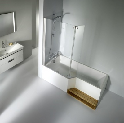 Акриловая ванна Jacob Delafon Bain Douche Neo 160x90 L E6D000L-00 без гидромассажа