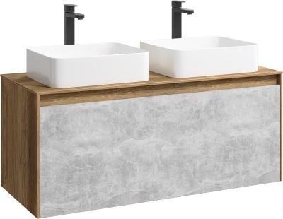 Корпус тумбы под раковину Aqwella 5 Stars Mobi 120 MOB0112DB подвесной Дуб балтийский