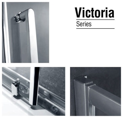 Душевая дверь Gemy Victoria S30191DM 110х190 профиль Хром стекло матовое