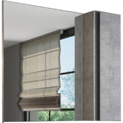 Зеркало со шкафом Comforty Эдинбург 90 4147981 Бетон светлый