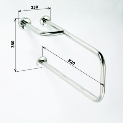 Поручень для ванной Bemeta Help 301112152 Нержавеющая сталь