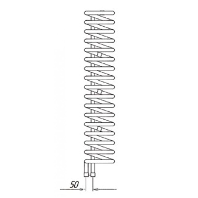 Водяной полотенцесушитель Grota Fonte 1500 Хром