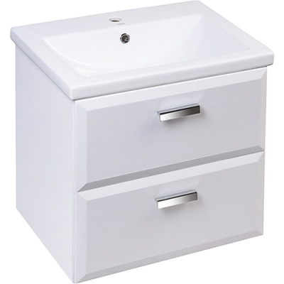 Тумба под раковину Style Line Лотос 60 Люкс Plus подвесная Белая