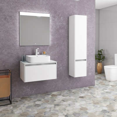 Зеркало Diborg Hanna 70 77.8104 с подсветкой с подогревом и сенсорным выключателем