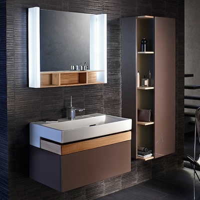 Тумба под раковину Jacob Delafon Terrace 80 EB1186-N23 подвесная Ледяной коричневый