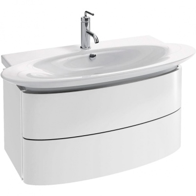 Тумба под раковину Jacob Delafon Presquile 83 EB1104-G1C подвесная Белая глянцевая