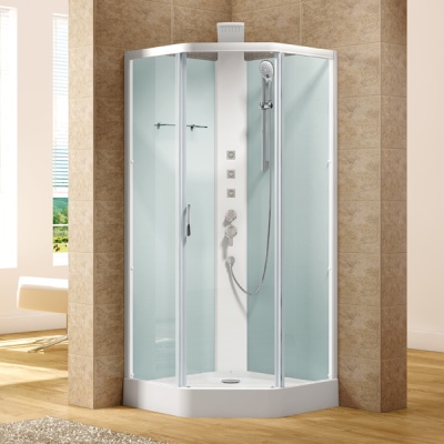 Душевая кабина Alvaro Banos Barcelona P90.10-V2 90x90x211 Белый с гидромассажем