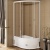 Душевой уголок Radomir 120x80 L 1-03-1-1-0-0090 с поддоном профиль Белый стекло прозрачное