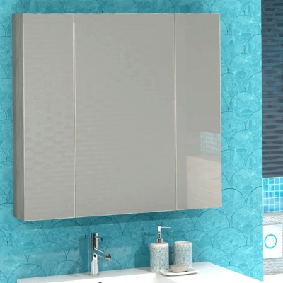 Зеркальный шкаф Opadiris Фортуна 90 Z0000015123 Белый глянцевый/Орегон