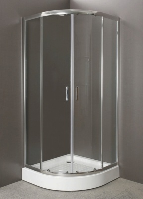 Душевой уголок BelBagno UNO-195-R-2-90-C-Cr 90х90 профиль Хром стекло прозрачное
