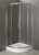 Душевой уголок BelBagno UNO-195-R-2-90-C-Cr 90х90 профиль Хром стекло прозрачное