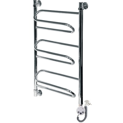 Электрический полотенцесушитель Ника Curve ЛZ Эл. 80x40 Хром