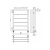 Водяной полотенцесушитель Terminus Контур П6 500x700 4620768886751 Хром Водяной полотенцесушитель Terminus Контур П6 500x700 4620768886751 Хром