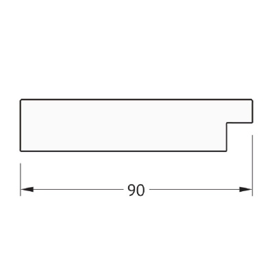 Зеркало Evoform Exclusive 146х61 Алюминий