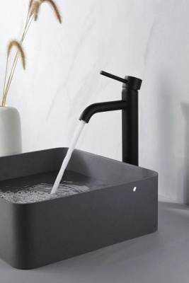 Смеситель для раковины Artik Scandi 9012B Черный матовый