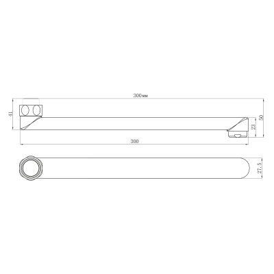 Излив для смесителя Lemark LM9472C Хром
