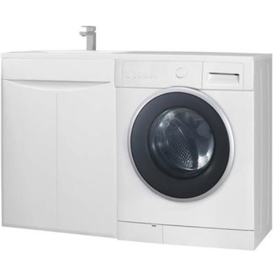 Тумба c раковиной Bellezza Олиссия 120 L Белая