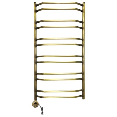 Полотенцесушитель электрический Domoterm Лаура П12 500*985 АБР E L Античная бронза