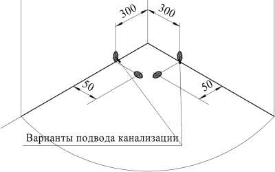 Акриловый поддон для душа Radomir 110x110x16 1-11-0-0-0-005 Белый