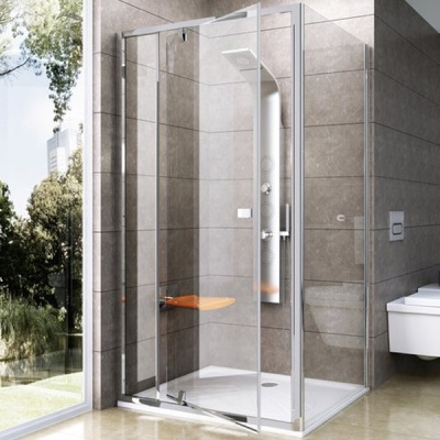 Душевая стенка Ravak Pivot PPS 100 профиль Сатин стекло прозрачное