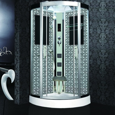 Душевая кабина Niagara Lux 7715 90x90 профиль Золото задняя стенка Золото