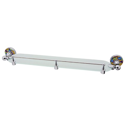 Стеклянная полка WasserKRAFT Diemel K-2244 Хром