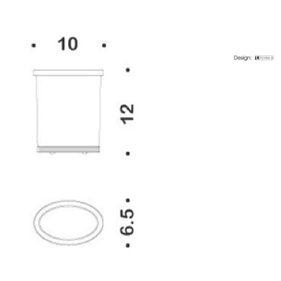 Стакан для зубных щеток Colombo Design Land B2841.000 Хром