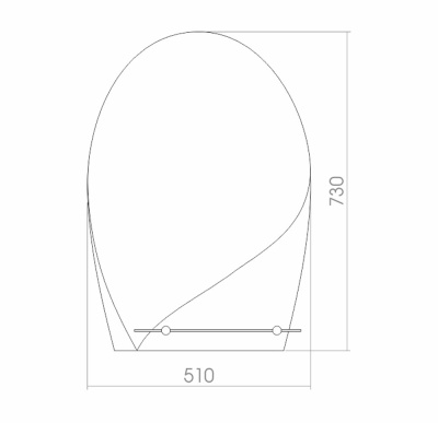 Зеркало Mixline Престиж Грация 51 525378 с полкой с декоративной тонировкой Зеркало Mixline Престиж Грация 51 525378 с полкой с декоративной тонировкой