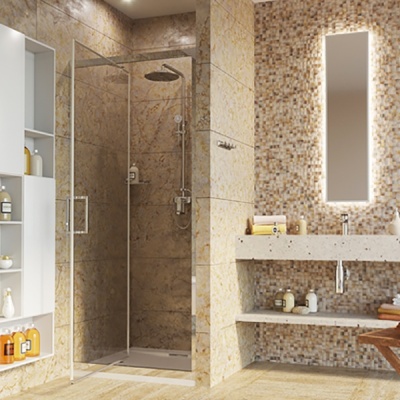 Душевая дверь в нишу WasserKRAFT Salm 27I27 80x200 Хром