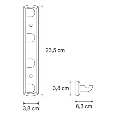 Крючки для полотенец WasserKRAFT Kammel К-8374 Хром