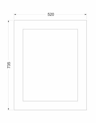 Зеркало Mixline Люкс Созвездие 52 541290 с рисунком Космос