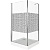 Душевой уголок Good Door Fantasy CR-90-F-CH 90x90 профиль Хром стекло прозрачное с рисунком