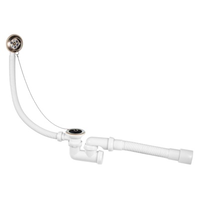 Слив-перелив Wirquin 30718061 L55 G 1 1/2 с цепочкой