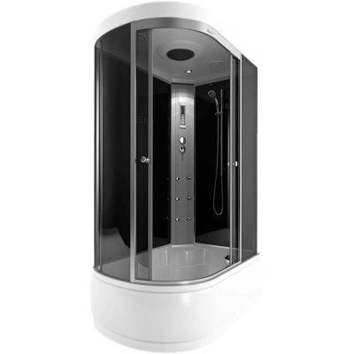 Душевая кабина Arcus AS-109 80x120 L профиль Хром стекла Серые тонированные