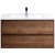 Тумба под раковину BelBagno KRAFT 39-800/390-2C-SO-RT подвесная Rovere Tabacco