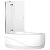 Шторка на ванну Aquanet Mayorca Beta 3 NF7221-1 Hinge 96 00196052 профиль Хром стекло прозрачное