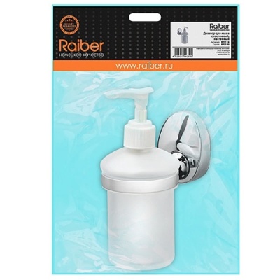 Дозатор для жидкого мыла Raiber R70116 Хром