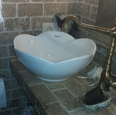 Раковина Laguraty 224B Art Basin Белая