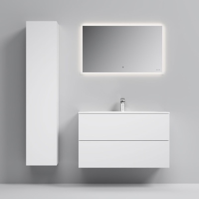 Зеркало AM.PM Spirit v2.0 100 M71AMOX1001SA с подогревом с подсветкой и сенсорным выключателем