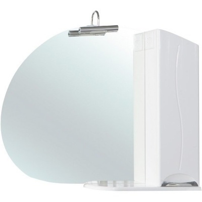 Зеркало со шкафом Bellezza Глория 105 с подсветкой R Белое