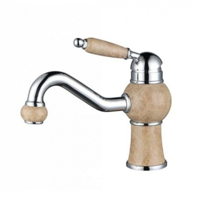 Смеситель для раковины Kaiser Stone 61211 Хром/Мрамор