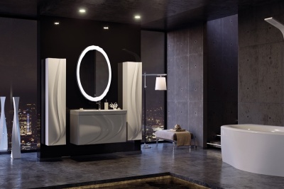 Зеркало Aima Design Mirage 70 Light Белое