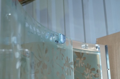 Душевой уголок Parly Z121R 120х190 профиль Полированный алюминиевый стекло матовое