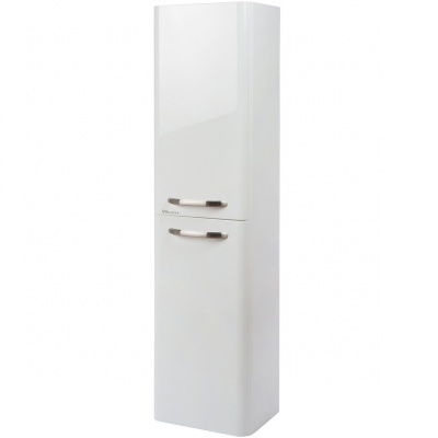 Шкаф пенал Bellezza Олимпия 35 подвесной L Белый