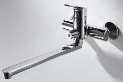 Смеситель для ванны Bravat Drop F64898C-L универсальный Хром