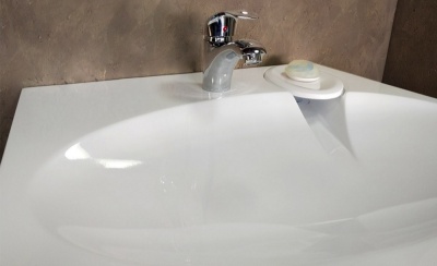 Раковина Andrea Comfort 60 4680028070337 на стиральную машину Белая