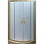 Душевой уголок Good Door Jazze R-120-G-BR 120x80 профиль Бронза стекло матовое