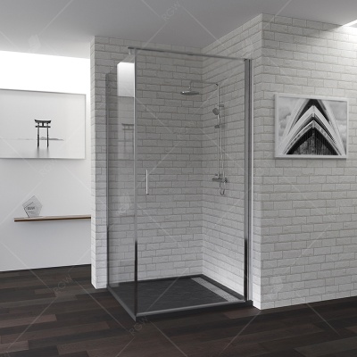 Душевой уголок RGW Passage PA-33 90x90 профиль Хром стекло прозрачное